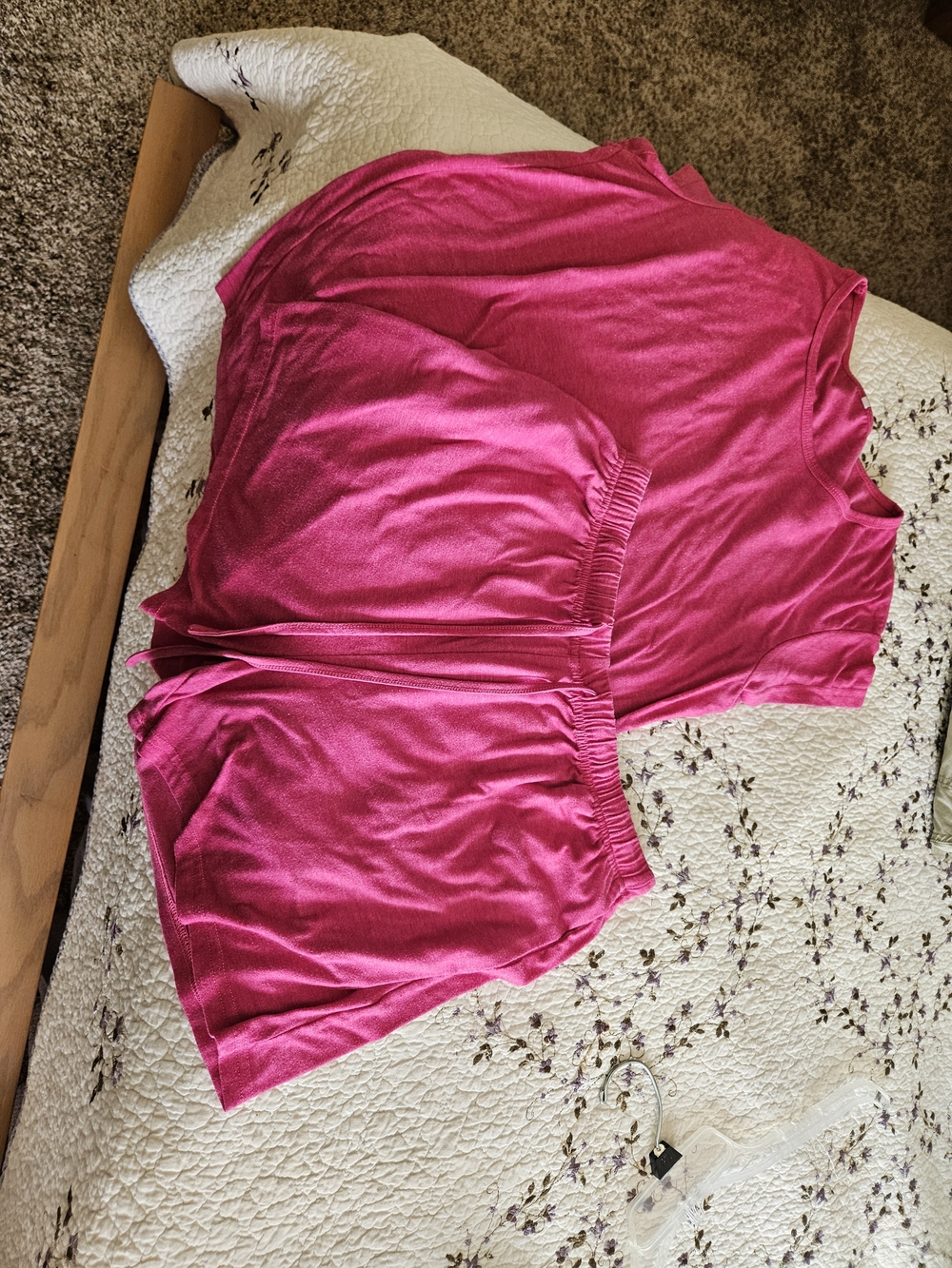 Women’s Soft Short Pajama Set in Fuchsia